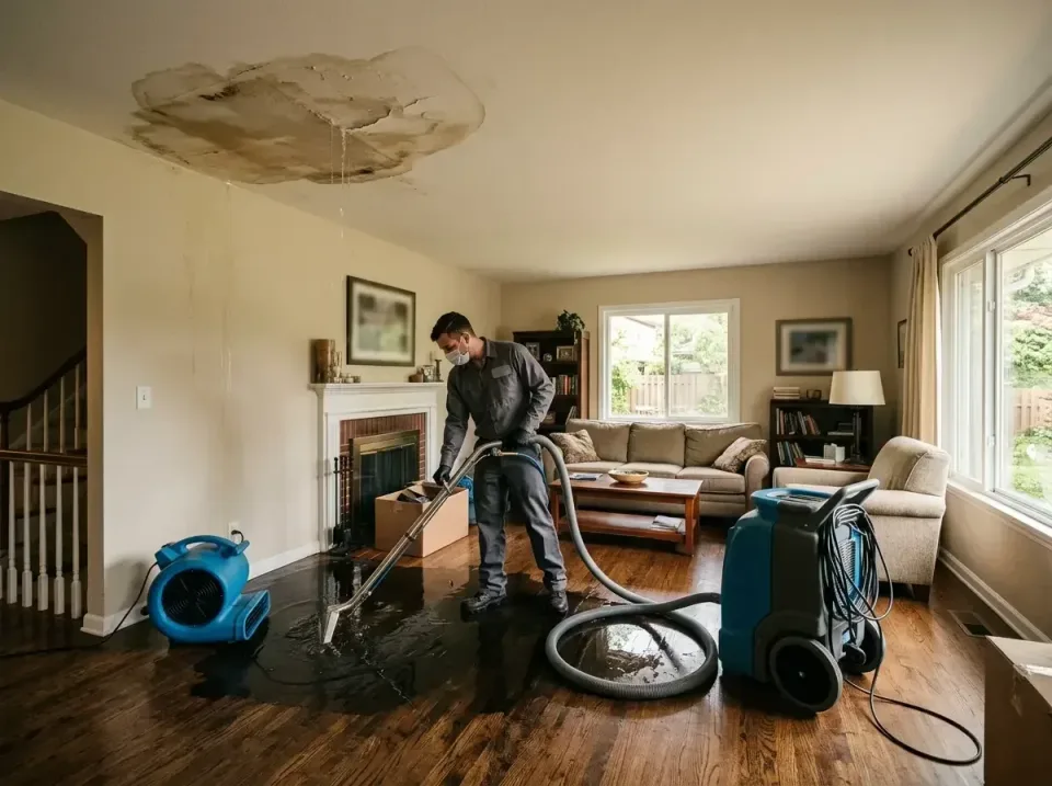 attic-pipe-burst-ceiling-drip-008 — frequently asked questions, Water Damage Restoration & Carpet Care in Hidden Valley, IN